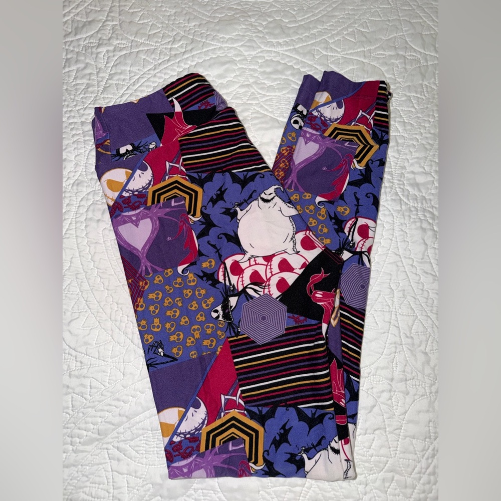 Lularoe Adult OS Nightmare Before Christmas Leggings